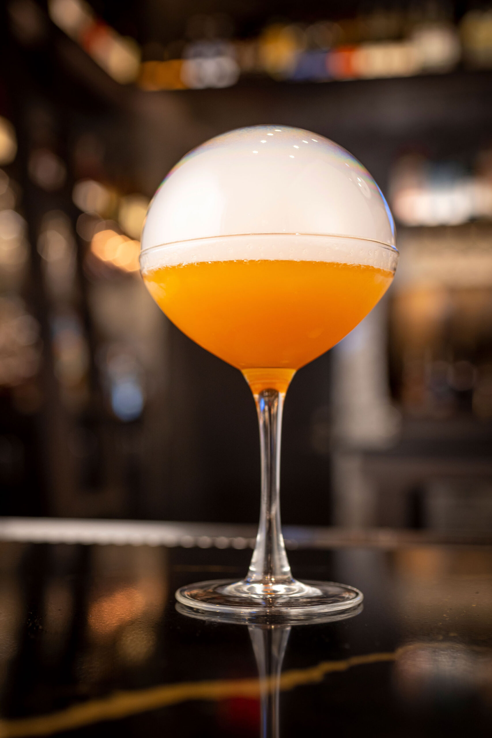 Charred Oak Burbon Bar Orange Drink