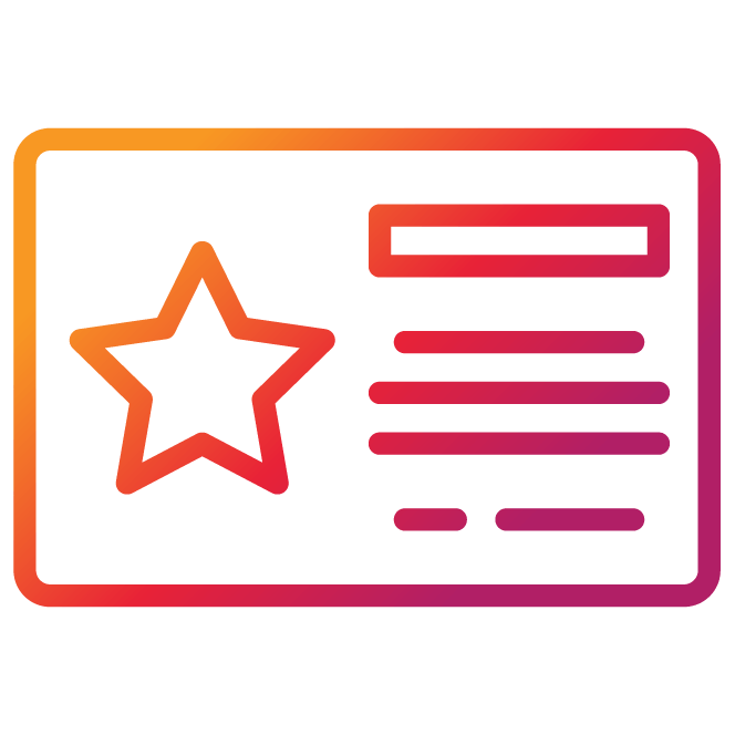 Enrollment form icon